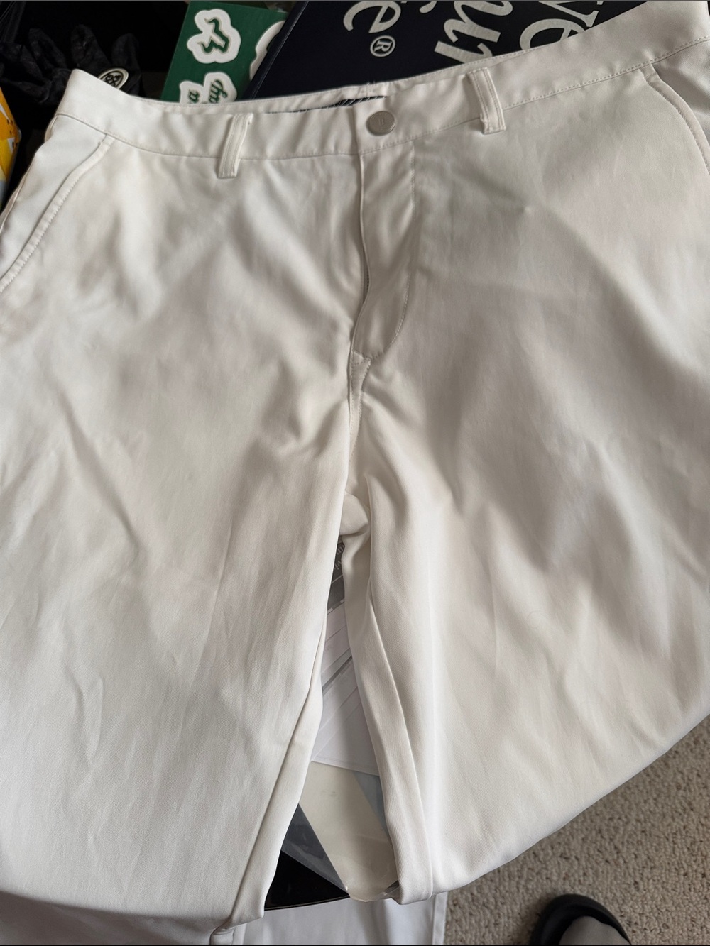 Bobobos golf pants 36x32 Slim White